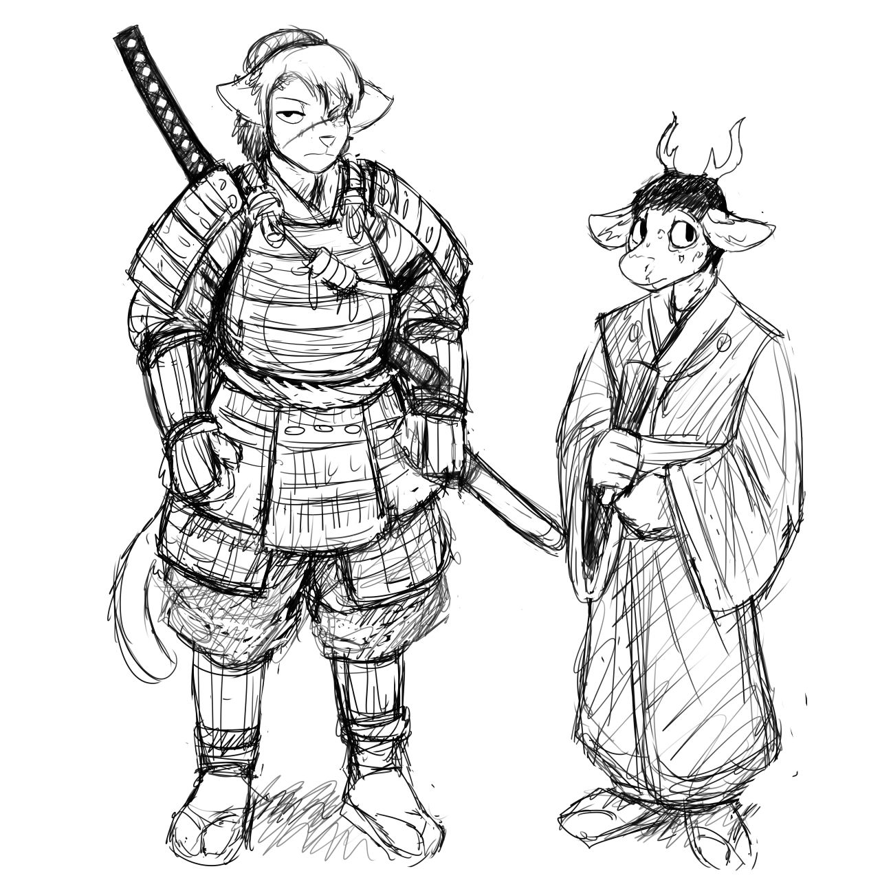 cat knight and deer prince image number 34