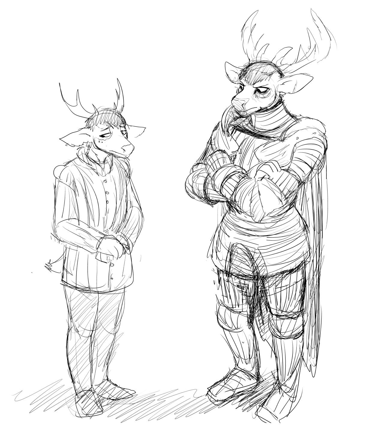 cat knight and deer prince image number 41