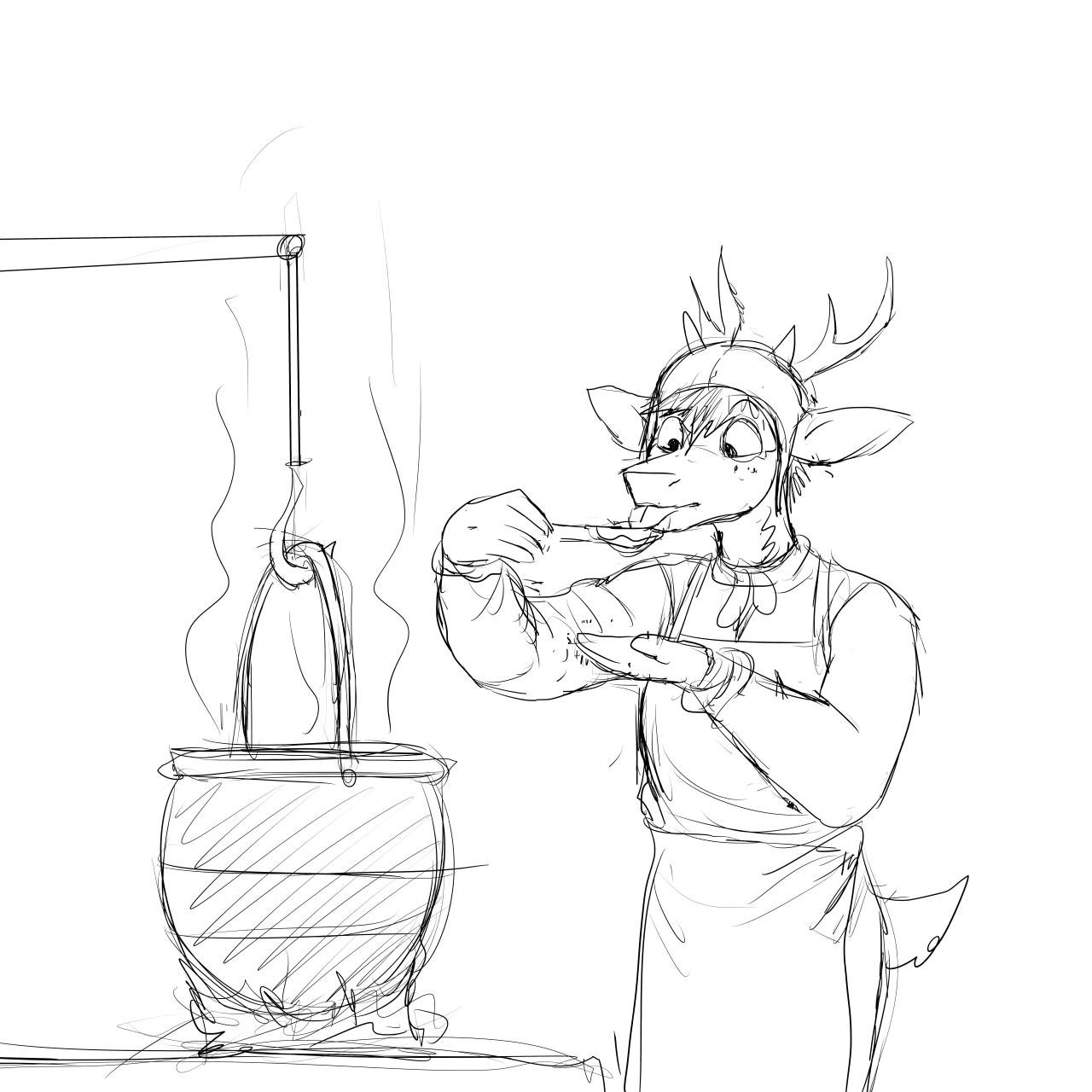 cat knight and deer prince image number 62