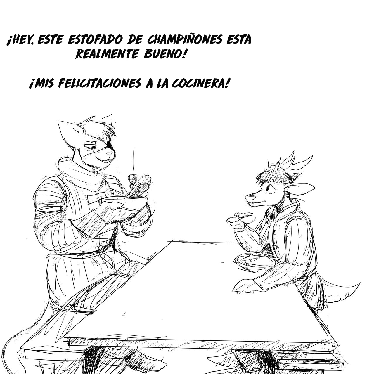 cat knight and deer prince image number 63