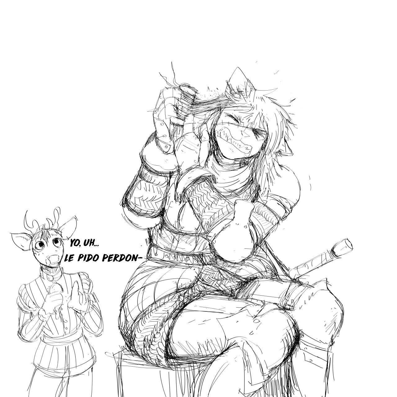 cat knight and deer prince image number 70