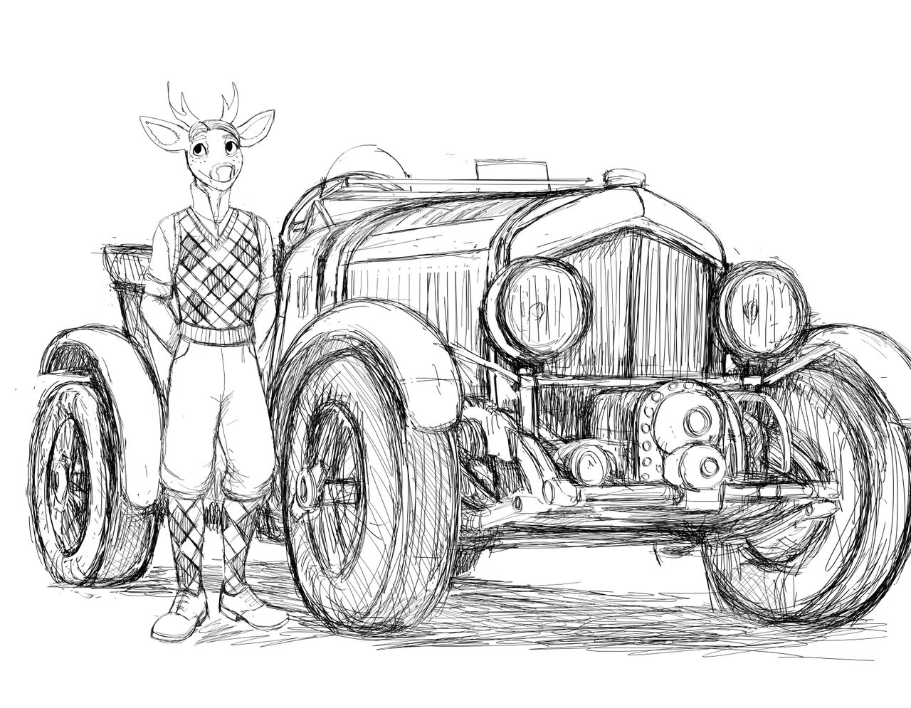 cat knight and deer prince image number 75