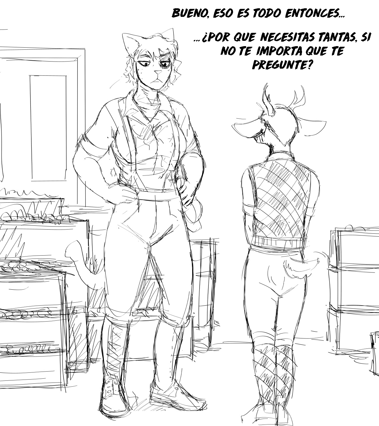 cat knight and deer prince image number 81