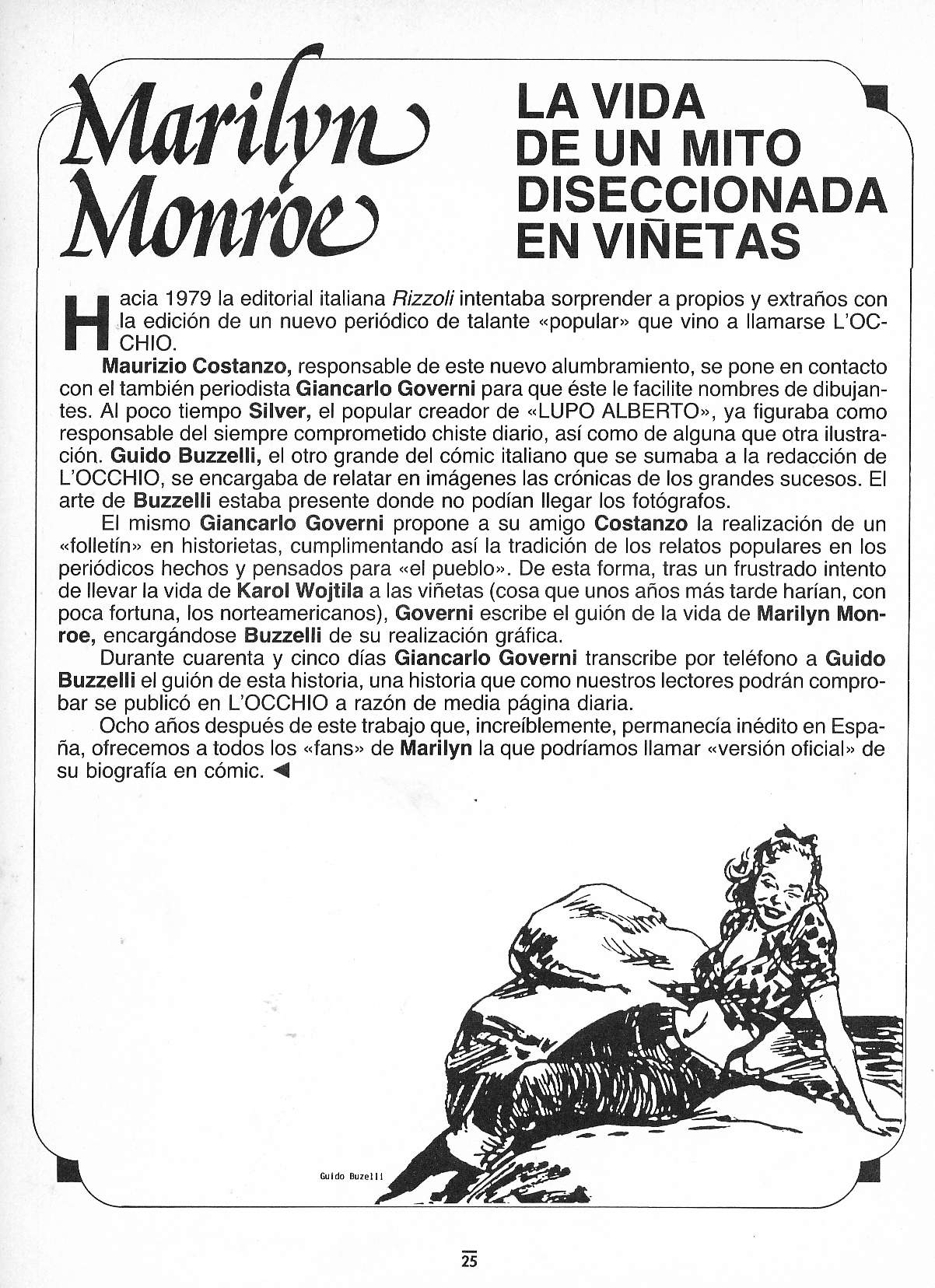 Cimoc Especial N°7 - Marilyn Monroe image number 26
