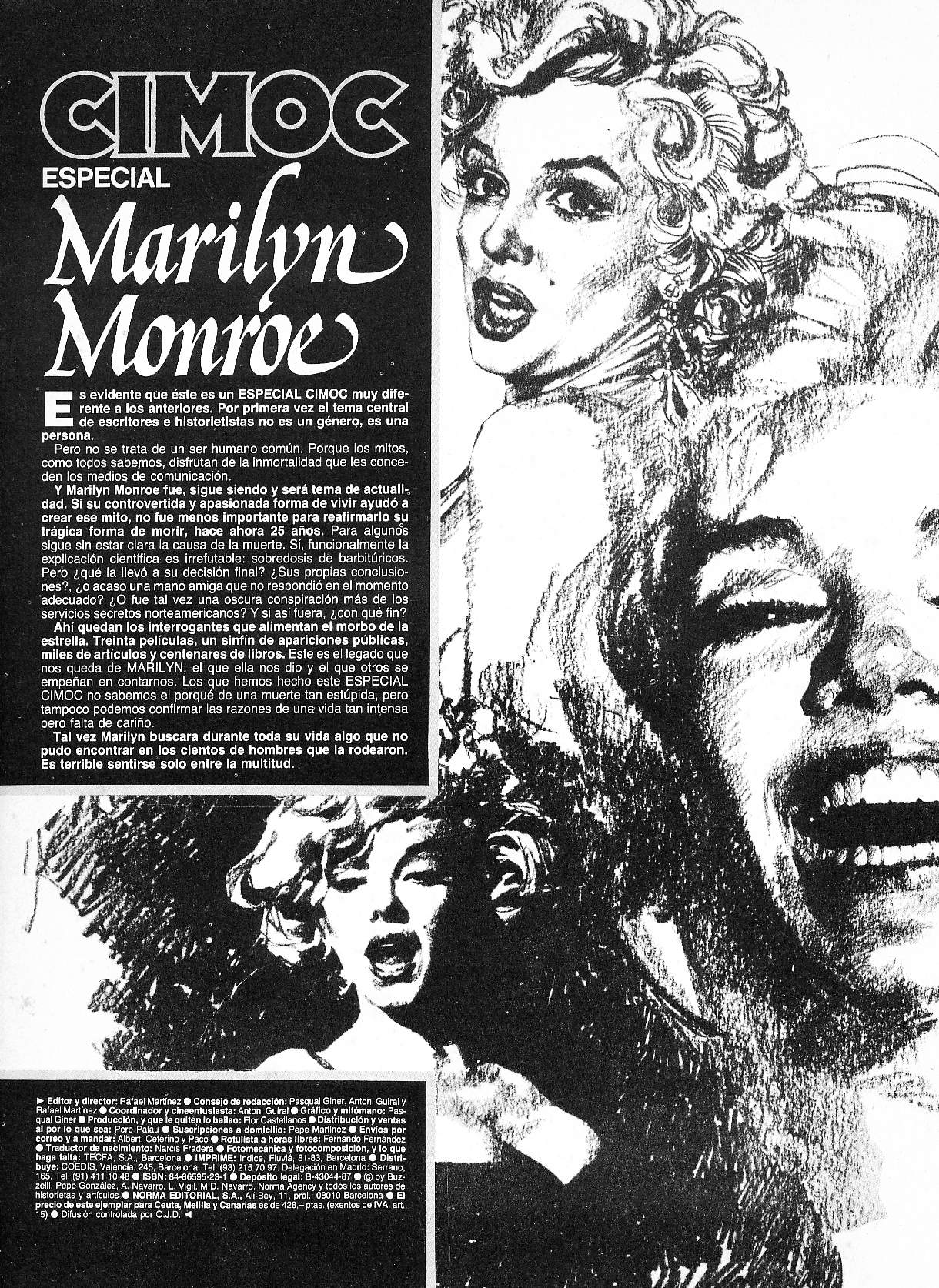 Cimoc Especial N°7 - Marilyn Monroe image number 2