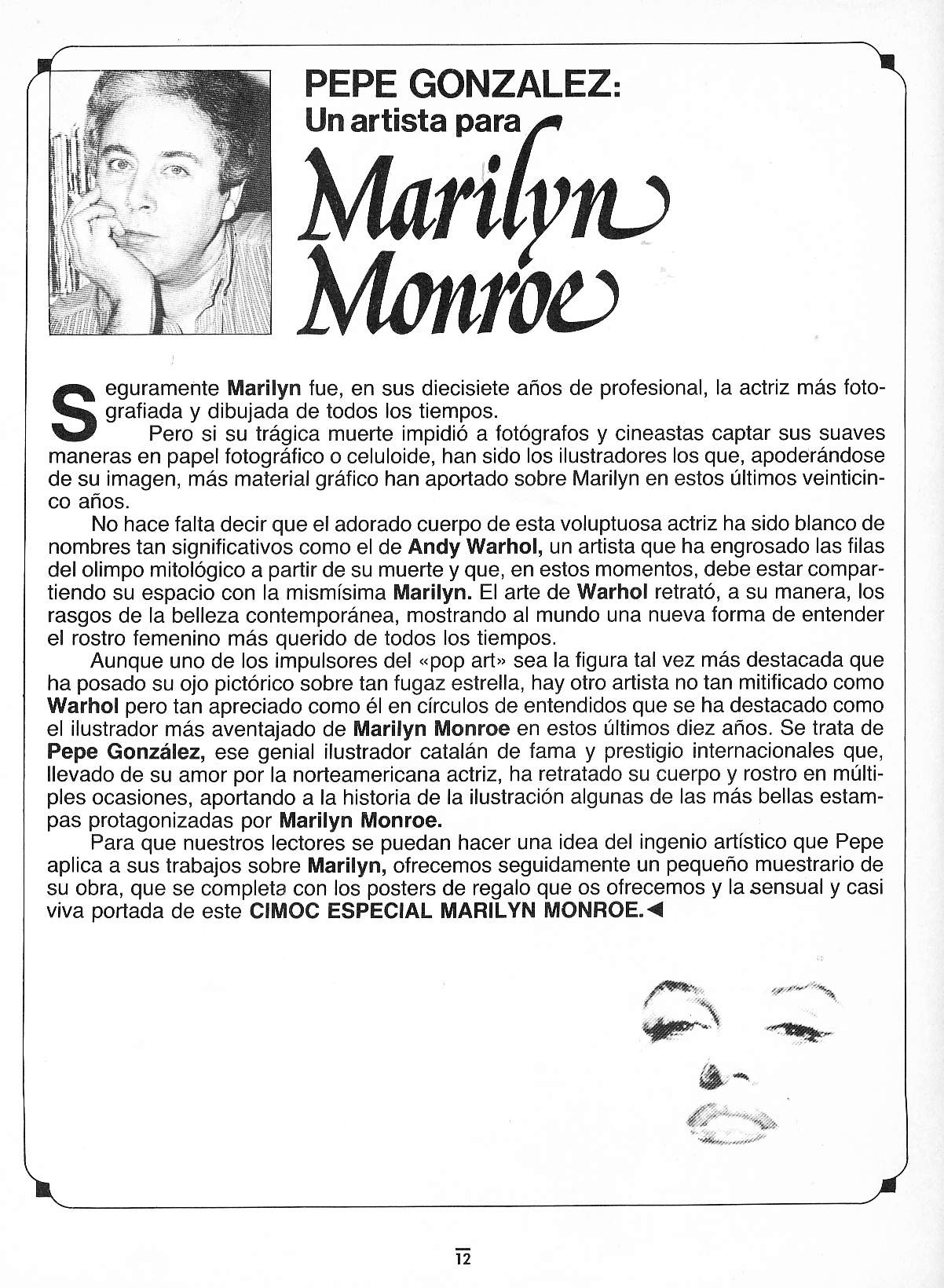 Cimoc Especial N°7 - Marilyn Monroe image number 13