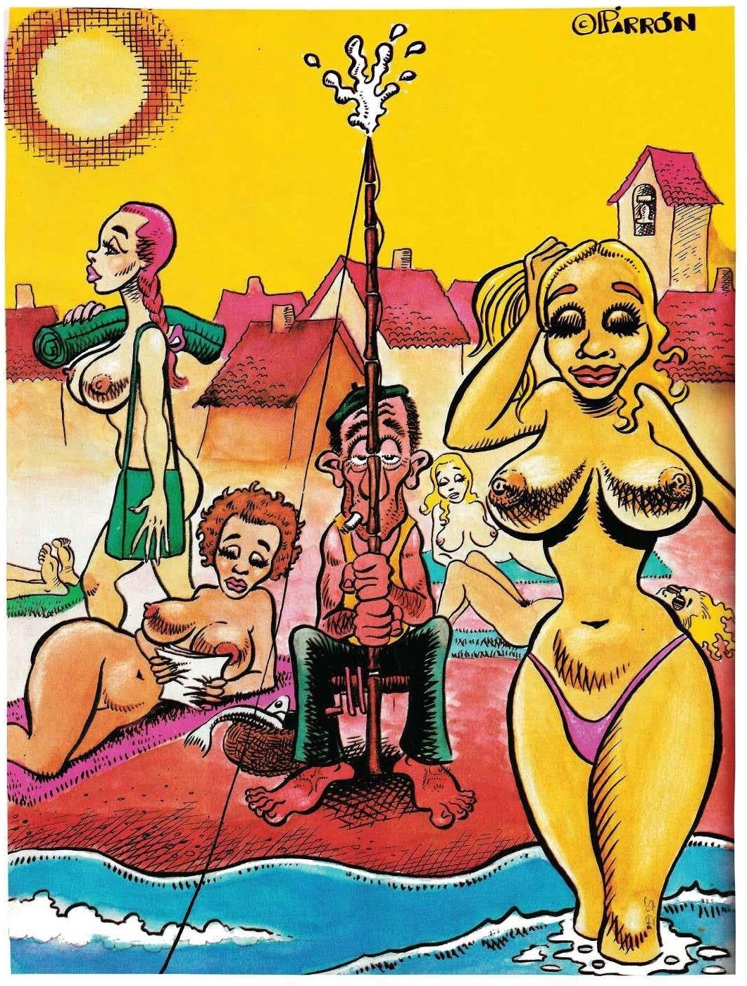 Pirrón en color en la revista Hara Kiri 1981-1994 image number 17