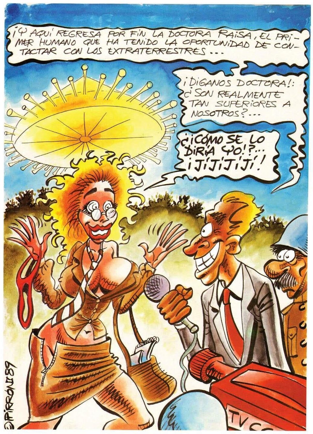 Pirrón en color en la revista Hara Kiri 1981-1994 image number 56