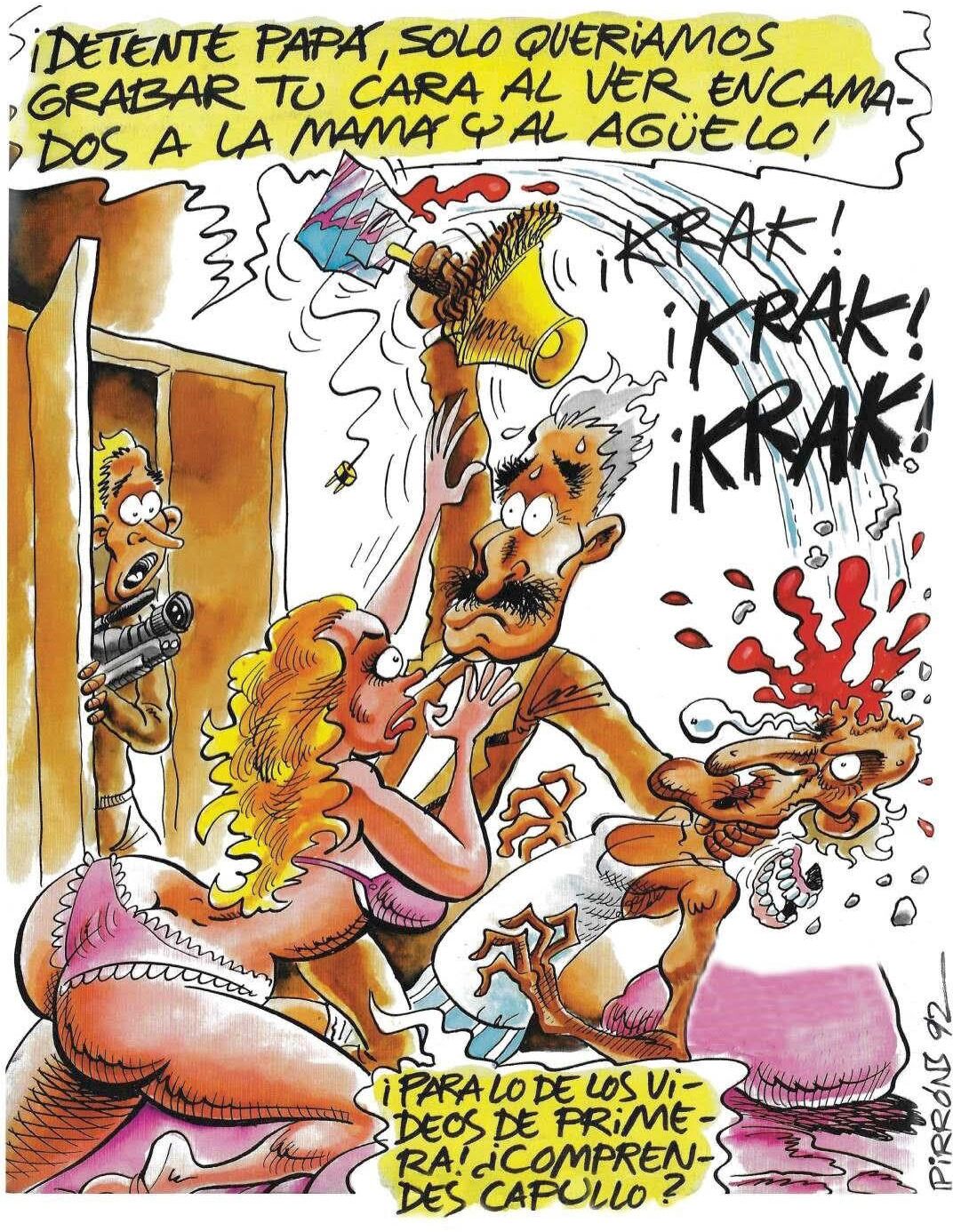 Pirrón en color en la revista Hara Kiri 1981-1994 image number 83