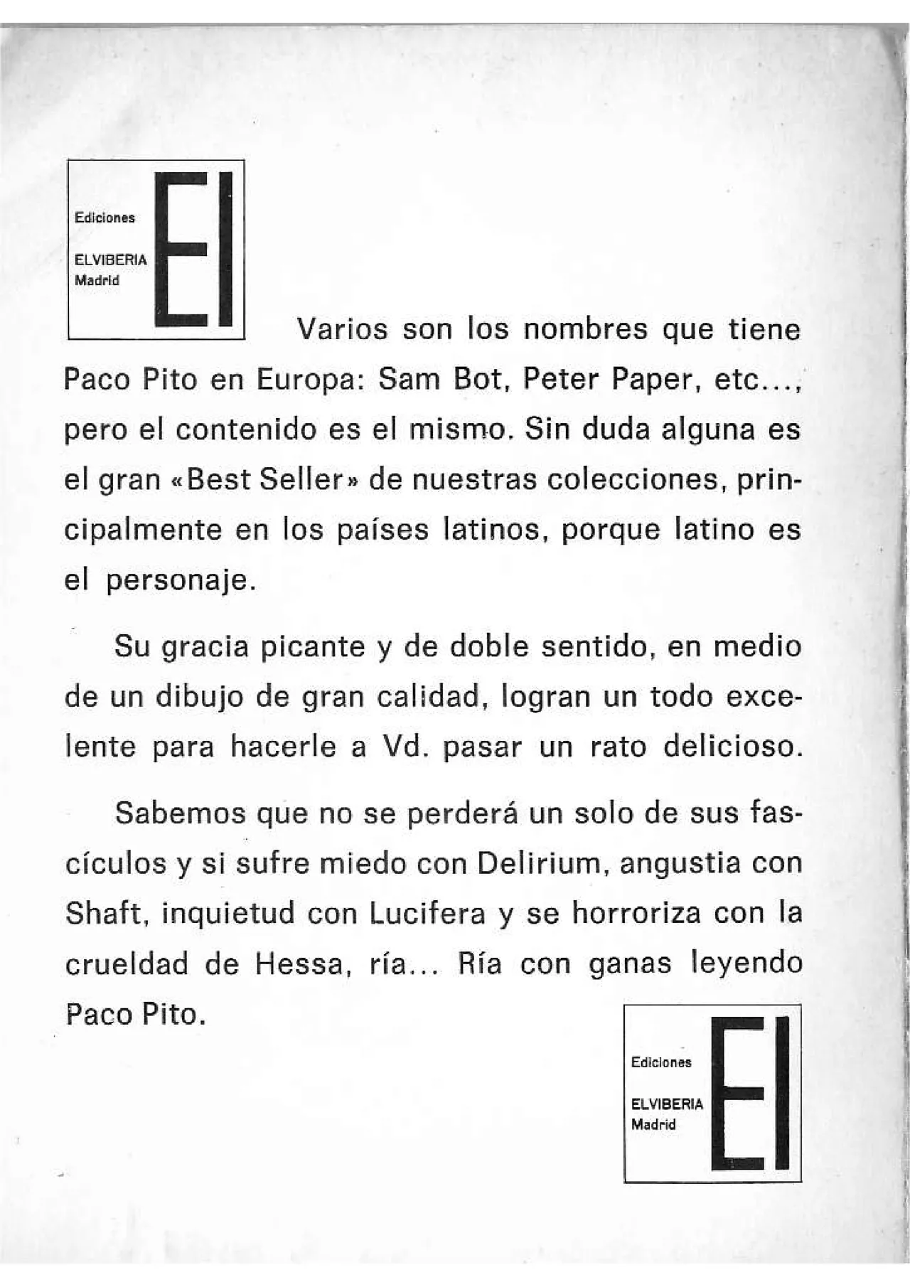 Paco Pito 1 image number 1