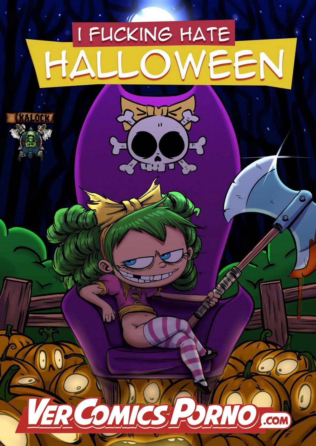 I FREAKING HATE HALLOWEEN - dop (western) parodia de comic porno en i hate  fairyland,. Cómico comic porno.