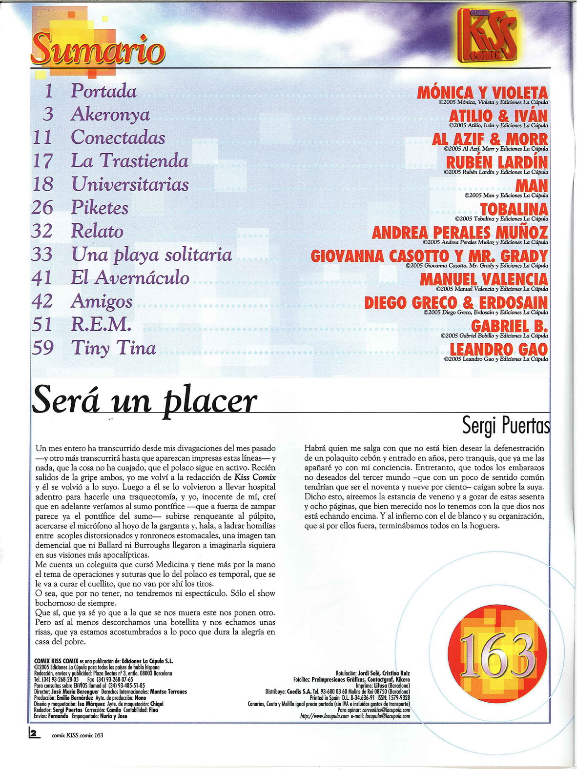 Kiss comix 163 image number 1