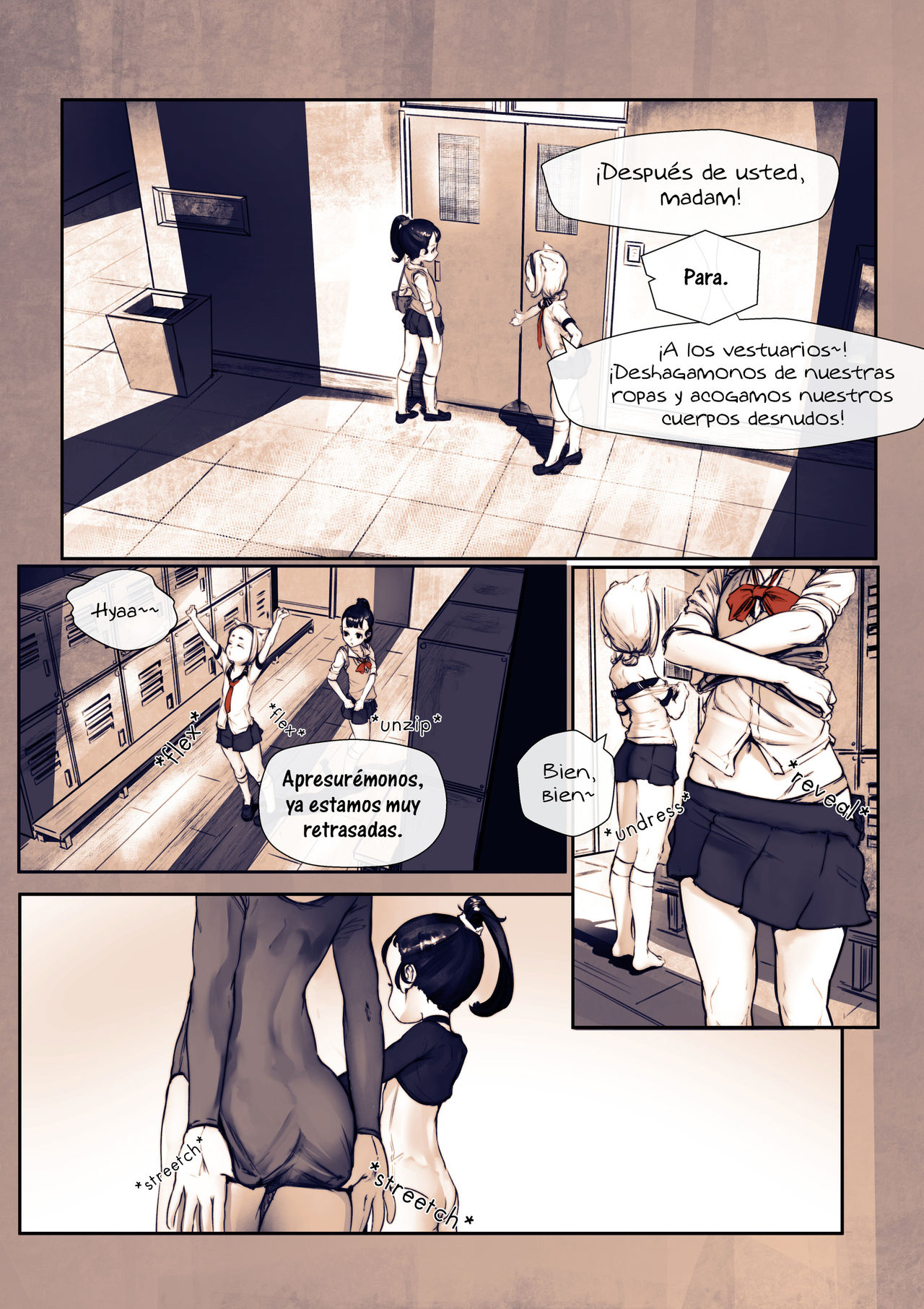 Hey... Teacher... Can you give us a ballet lesson image number 13