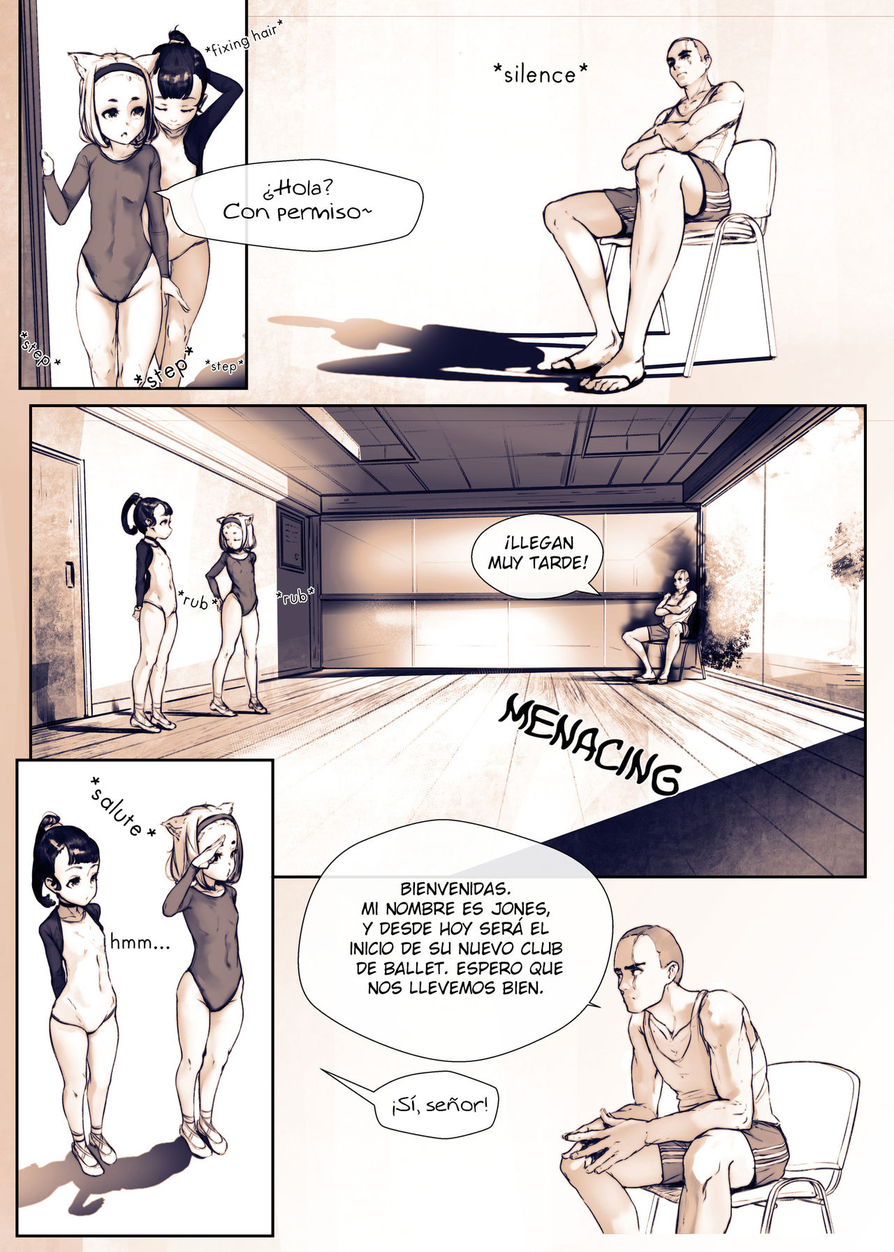 Hey... Teacher... Can you give us a ballet lesson image number 14