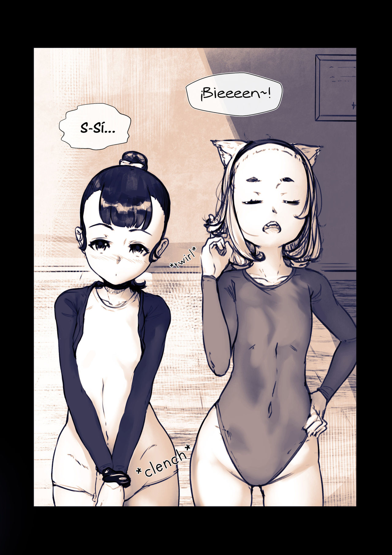 Hey... Teacher... Can you give us a ballet lesson image number 16