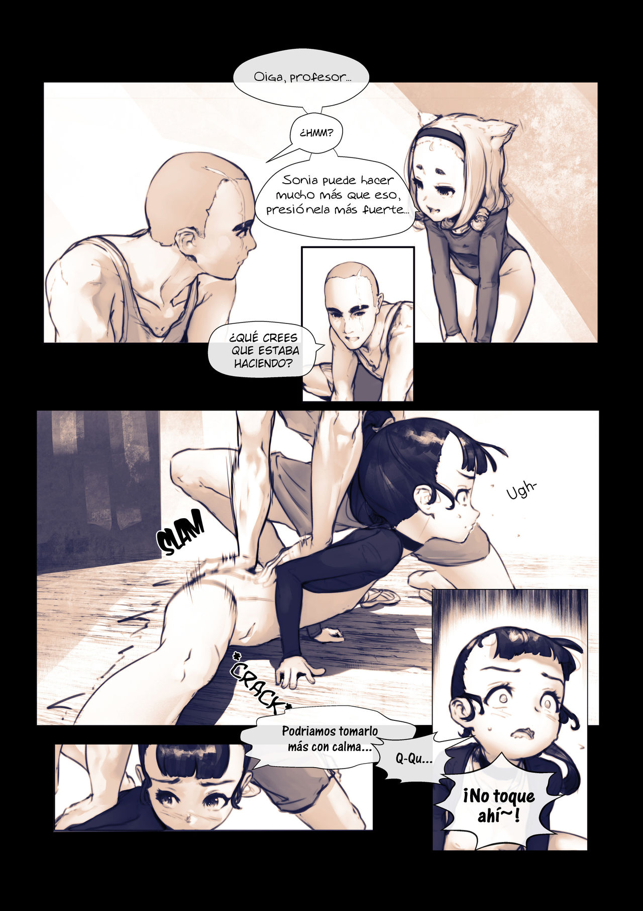 Hey... Teacher... Can you give us a ballet lesson image number 18