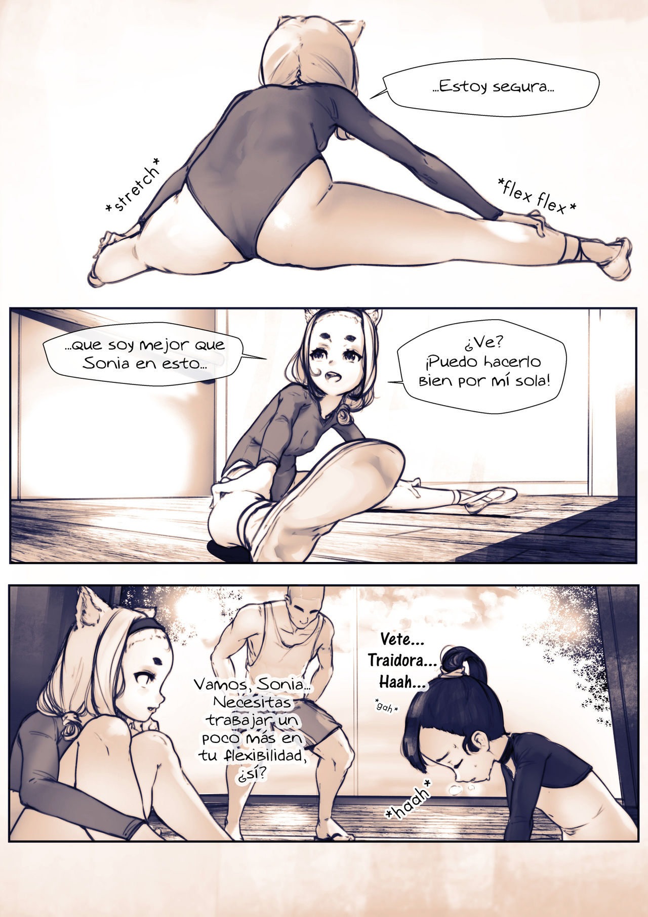 Hey... Teacher... Can you give us a ballet lesson image number 21