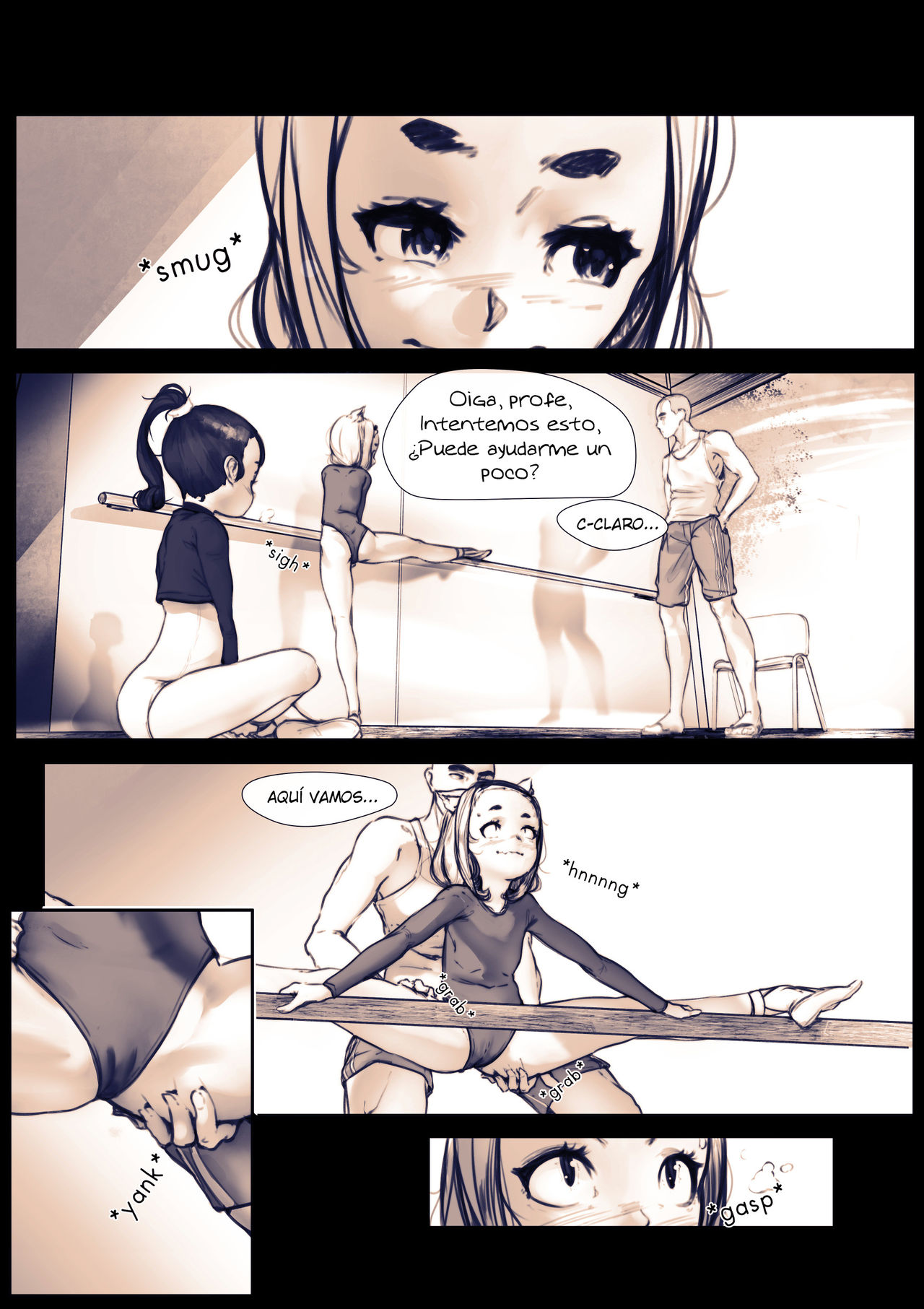 Hey... Teacher... Can you give us a ballet lesson image number 22