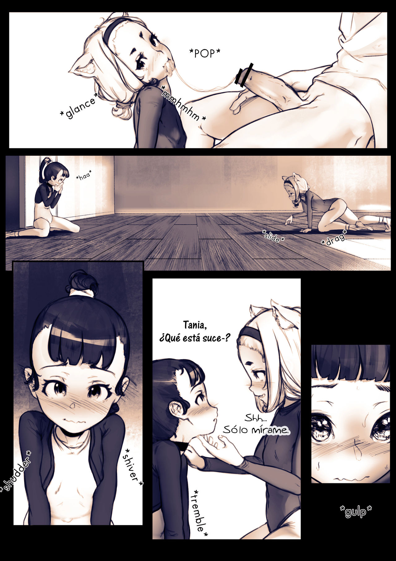 Hey... Teacher... Can you give us a ballet lesson image number 32