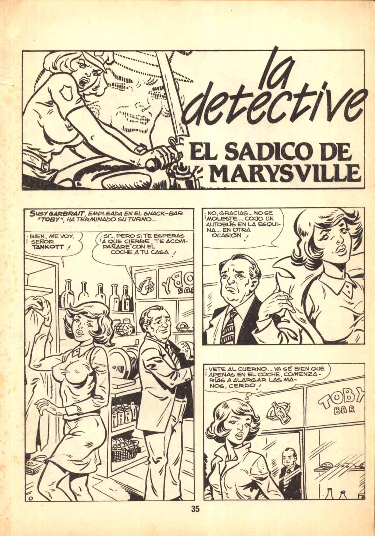 Telefilm Prohibido 026 - La detective - El sadico de Marysville image number 2