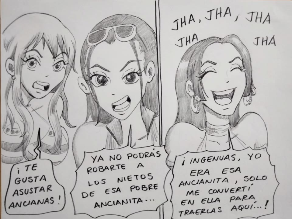 Robin and Nami vs Boa Hancock image number 10