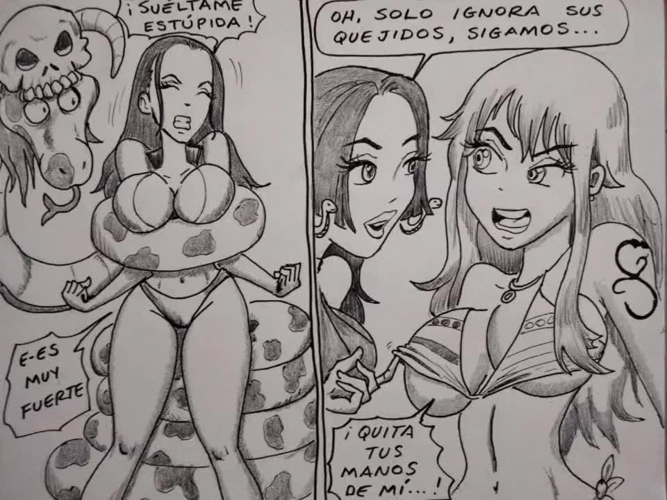 Robin and Nami vs Boa Hancock image number 25