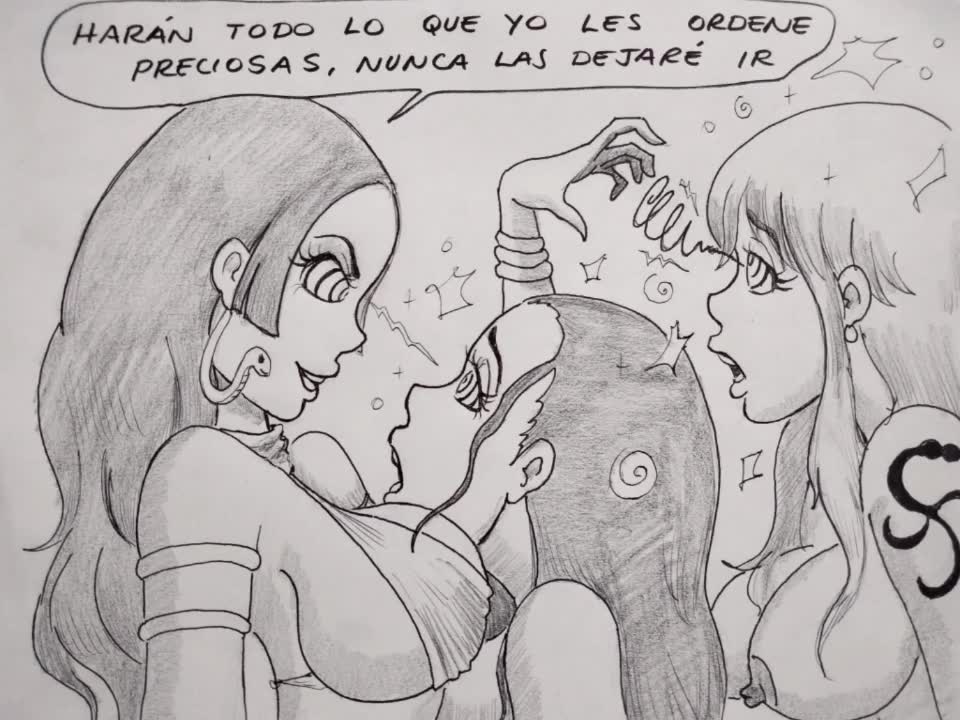 Robin and Nami vs Boa Hancock image number 56
