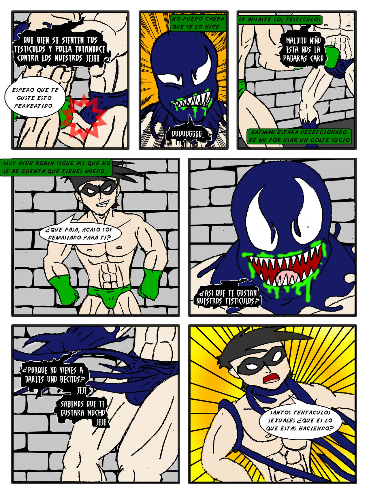 Venom Vs Robin Re Español image number 10