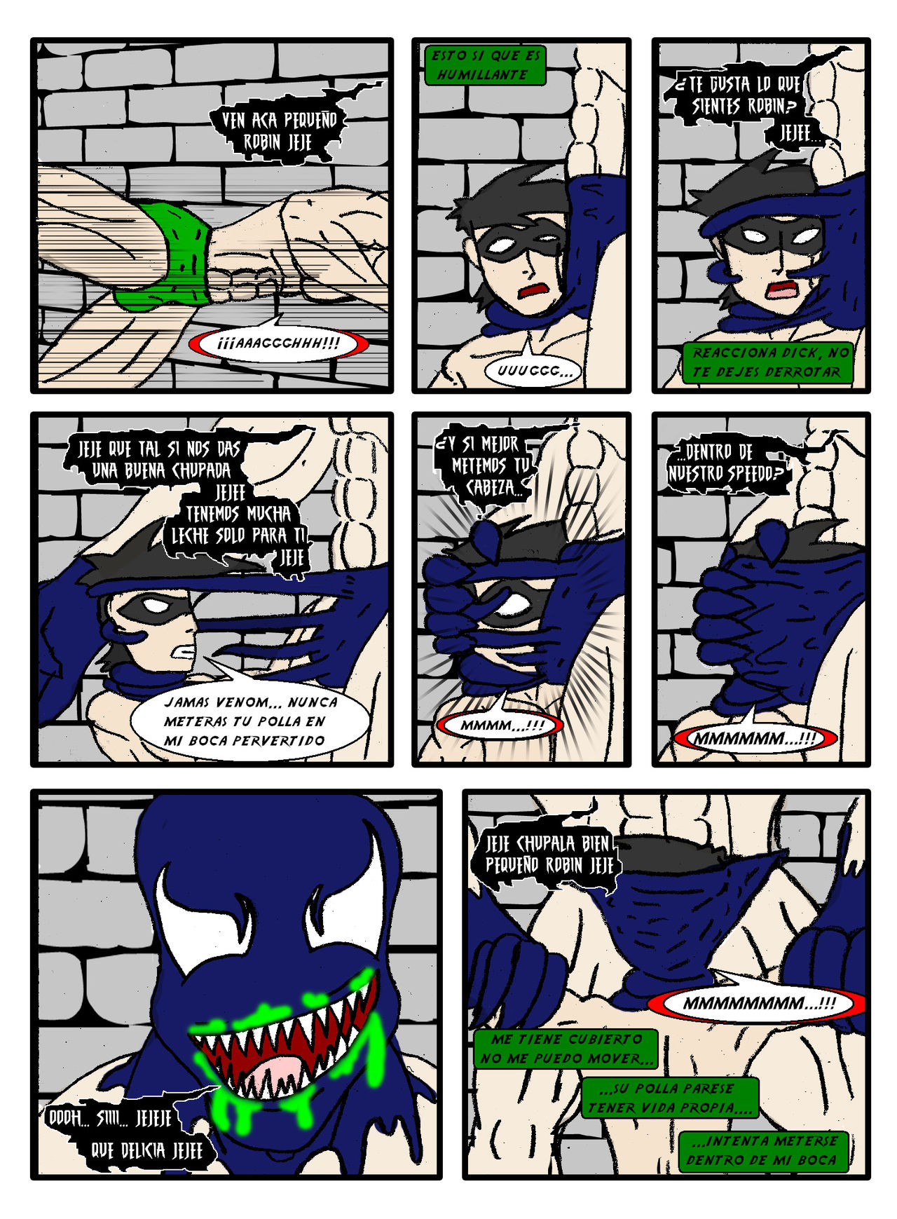 Venom Vs Robin Re Español image number 11