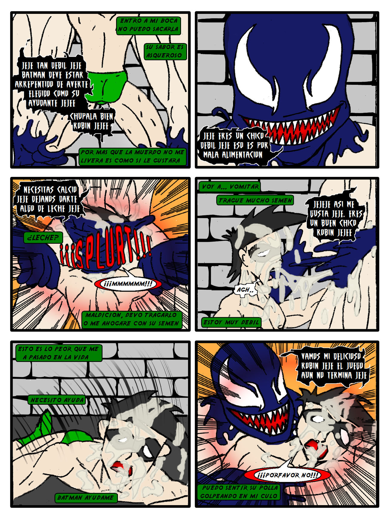 Venom Vs Robin Re Español image number 12