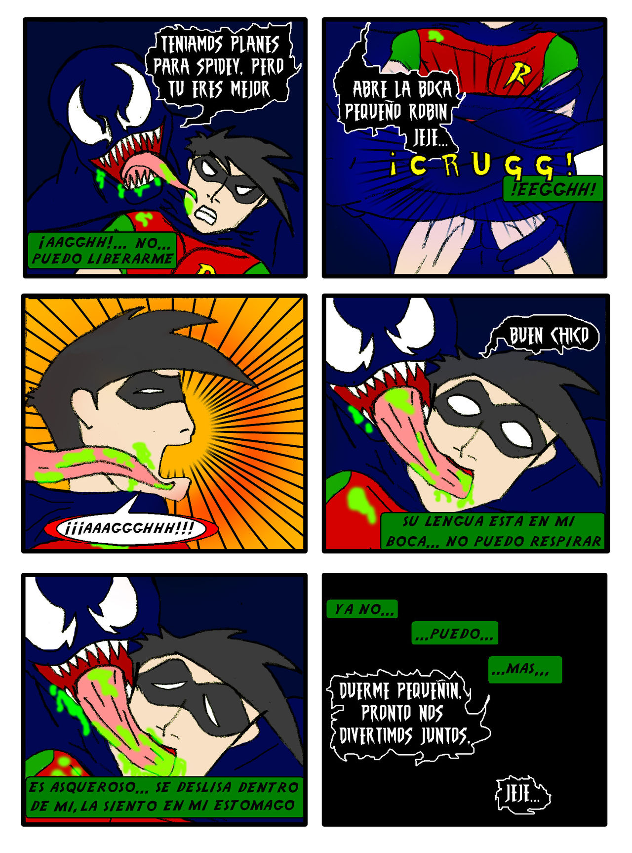 Venom Vs Robin Re Español image number 4
