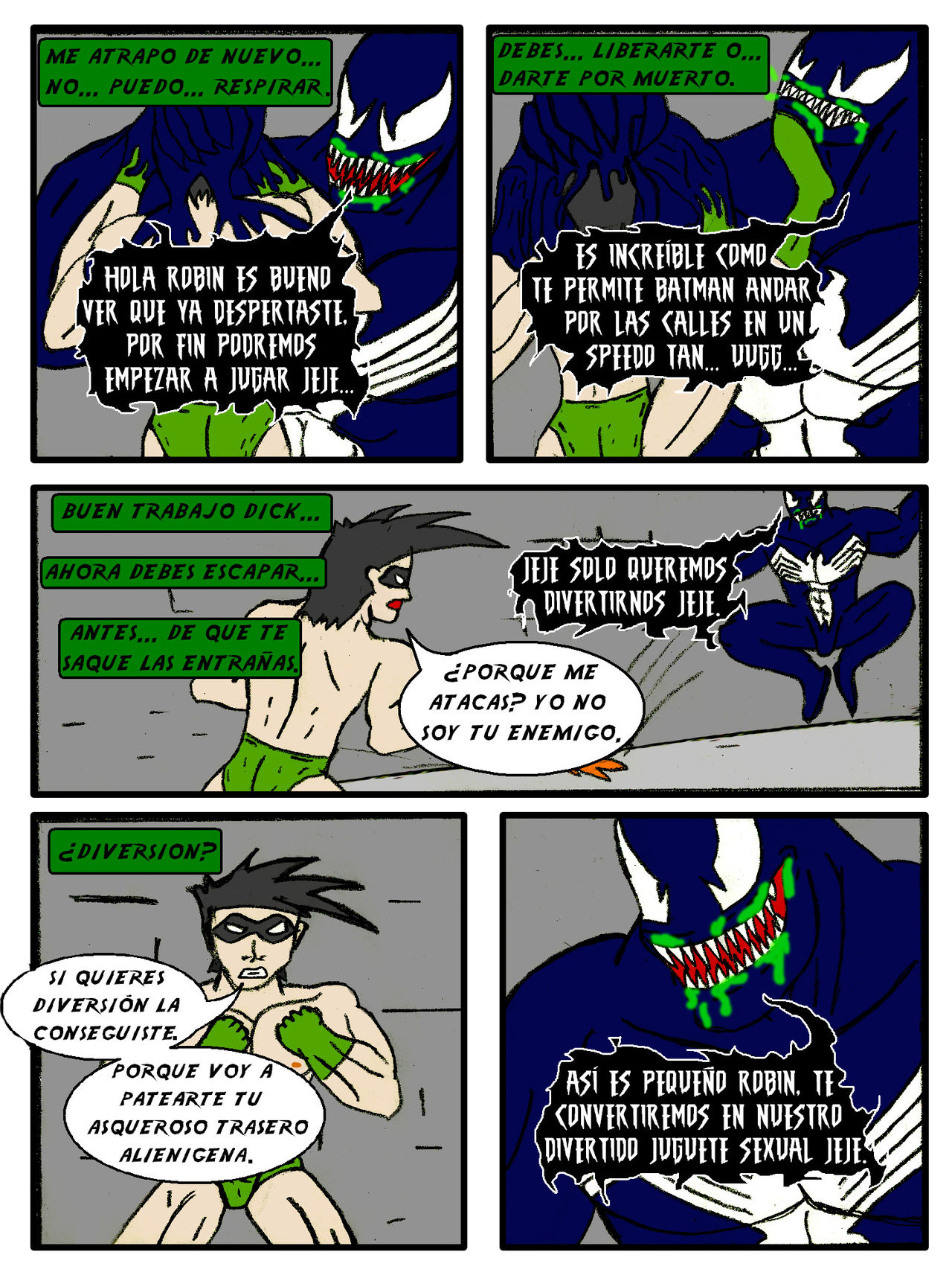 Venom Vs Robin Re Español image number 6