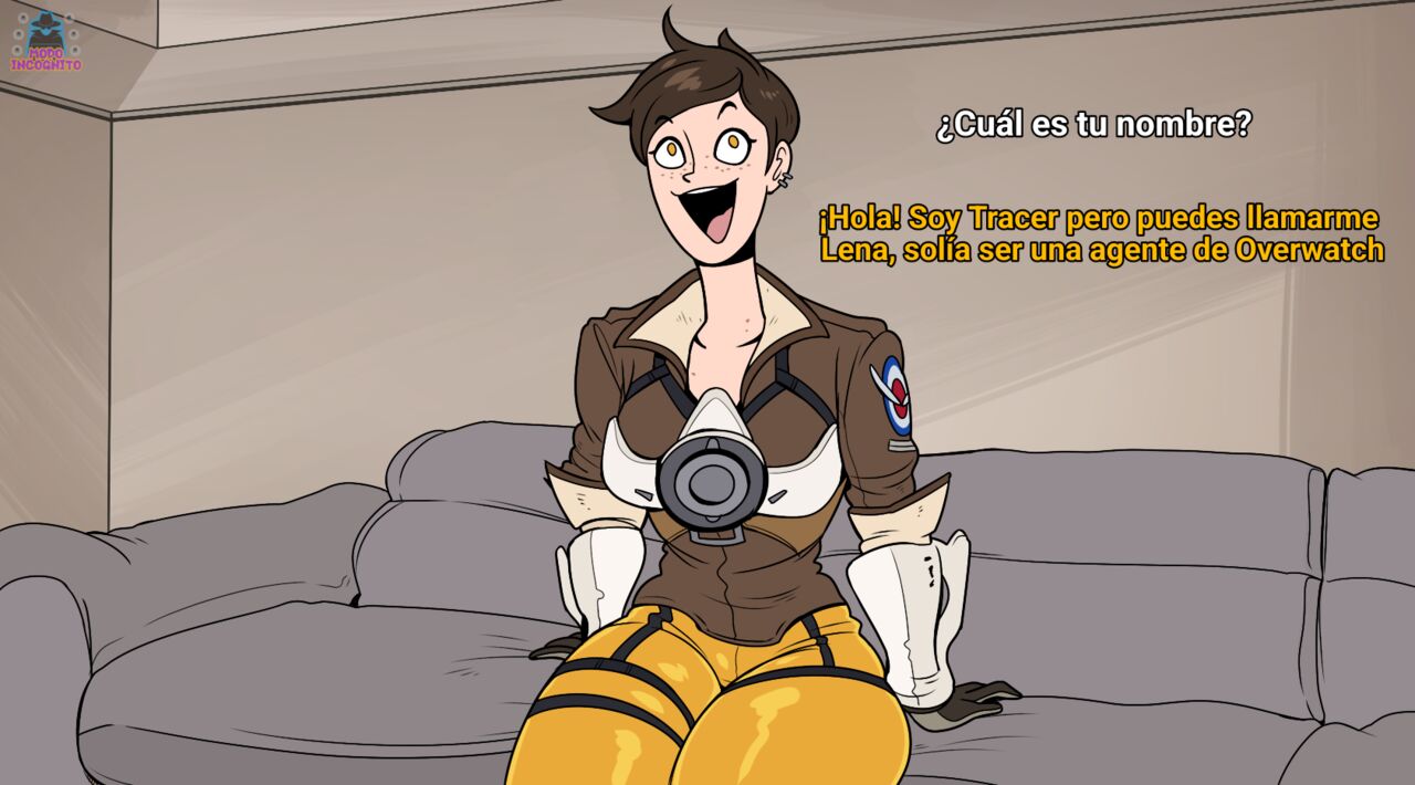 Tracer from Overwatch gets Disciplined