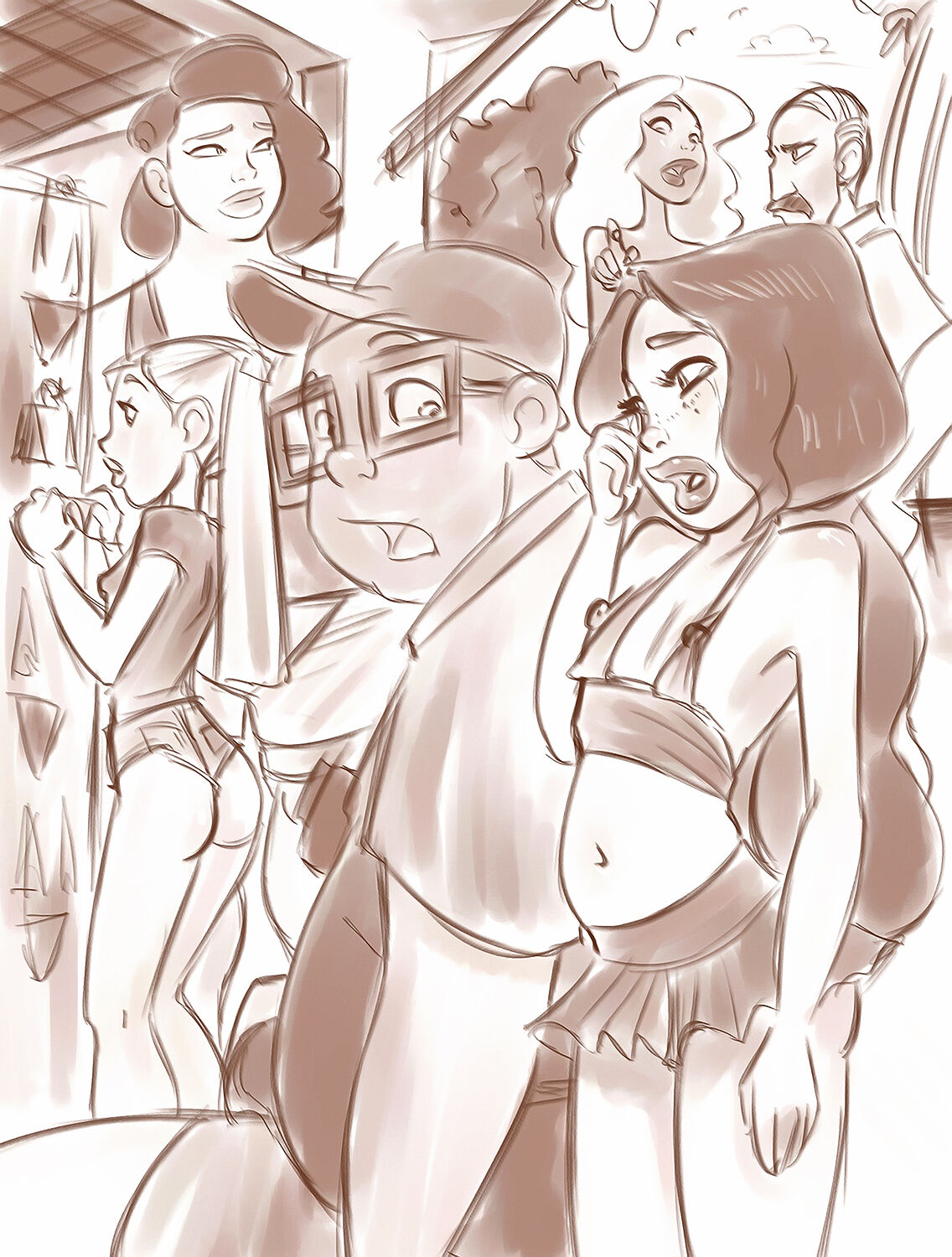 JAB COMIX_Santo Playa CH 1&2 + Pinups & Sketches CASTELLANO image number 75