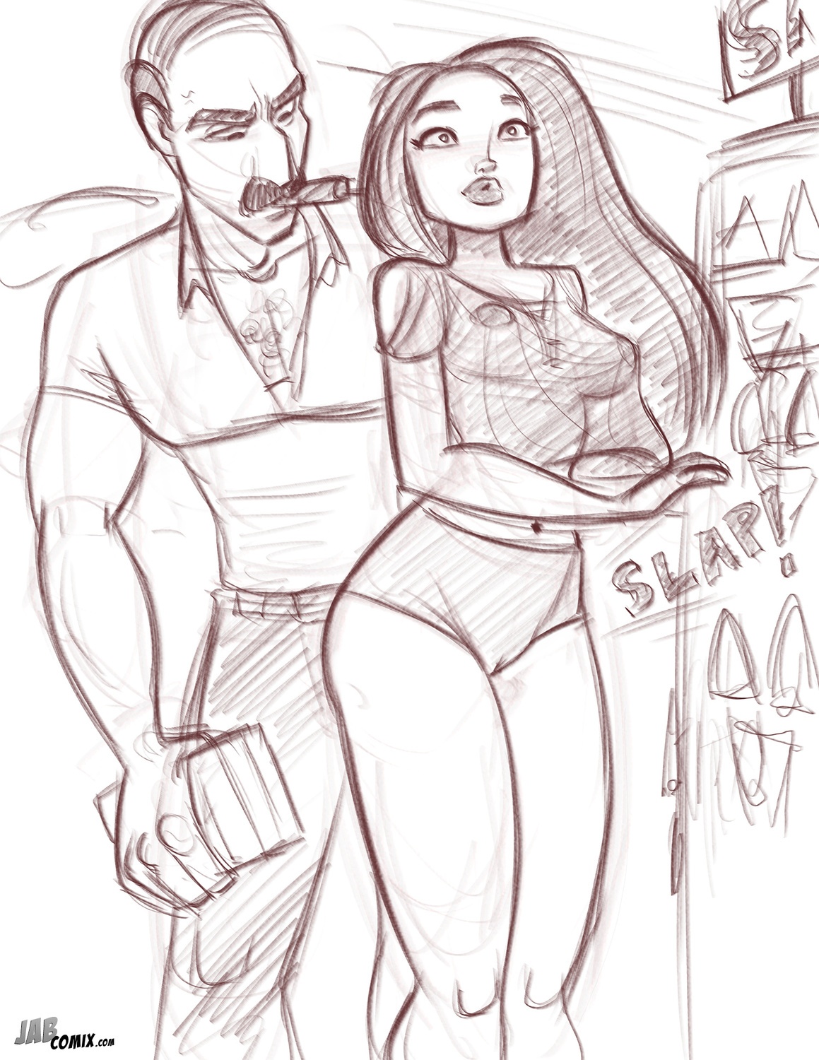 JAB COMIX_Santo Playa CH 1&2 + Pinups & Sketches CASTELLANO image number 96
