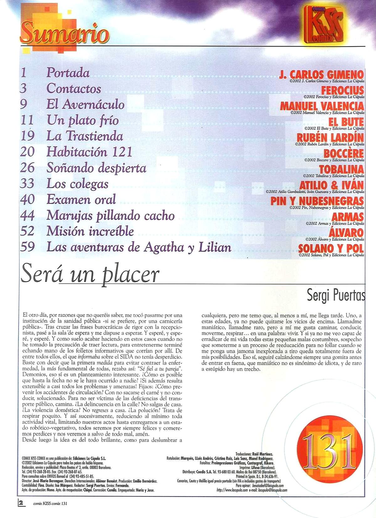 Kiss Comix 131 image number 1