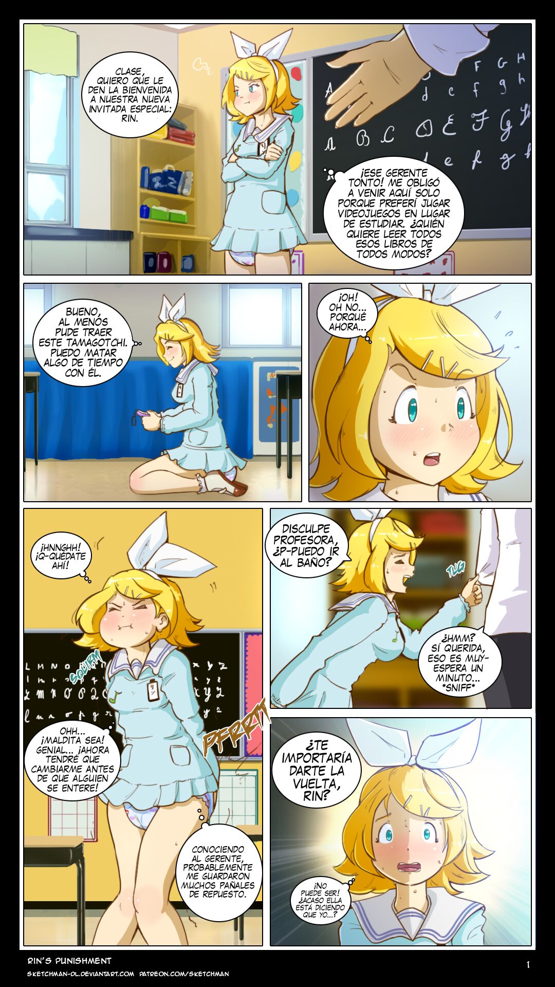 El castigo de Rin / COMIC ESPANOL - SketchMan-DL