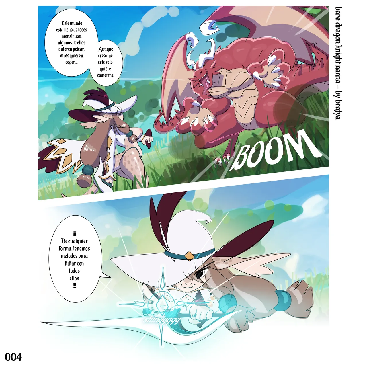 Bare Dragon Knight Nanna Cap.1 image number 4